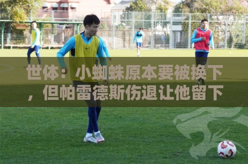 世体:小蜘蛛原本要被换下,但帕雷德斯伤退让他留下并打进世界波 世体:小蜘蛛原本要被换下,但帕雷德斯伤退让他留下并打进世界波