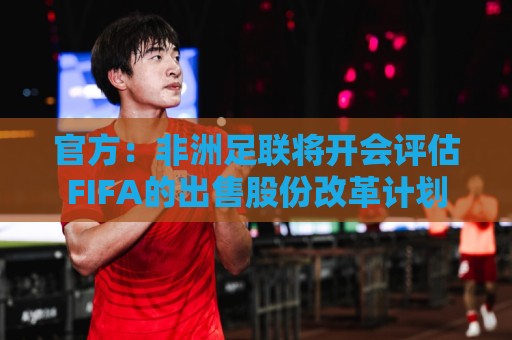 官方：非洲足联将开会评估FIFA的出售股份改革计划